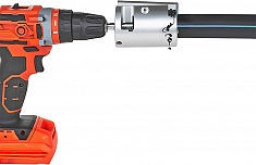 Использование устройства для снятия оксидного слоя с полиэтиленовых труб Gas Fusion УСО-125