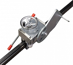 Каретка ручных механических направляющих шин для кольцерезов Diamaster 2400 мм