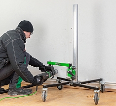 Применение станин для алмазного бурения Eibenstock EBW 1300