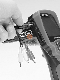 Видеовыход цифровой инспекционной камеры Ridgid micro CA-300